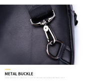 Bolsa De Pecho BULLCAPTAIN De Cuero Genuino Para Hombres Estilo Moda Casual Gran Capacidad Bolsa De Negocios Con Cierre De Cremallera Y Hebilla - details 16