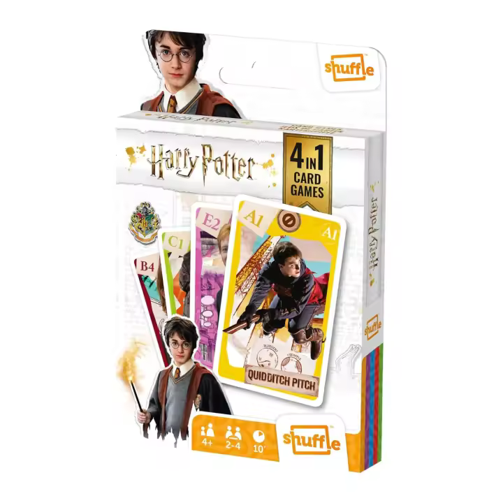 Baraja Harry Potter 4 en 1 Juegos de mesa Shuffle - 1