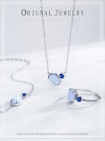 Zenyth-Conjunto de joyería de ópalo de Plata de Ley 925 de lujo, regalo perfecto para Vacaciones o Aniversario de Mujer - details 0
