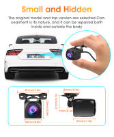 Cámara De Visión Trasera Develuck 1080P Con Lente Fisheye Para DVR Y Dash Cam Visión Nocturna Cámara De Retroceso 4 Pin Control AHD NTSC PAL TVI CVI - details 9