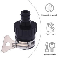 Conector De Riega Jardín Universal Para Grifo Con Diámetro Inferior a 20mm Tubo De Agua De Jardín Y Máquina De Lavar Rápido Material De Goma - details 4