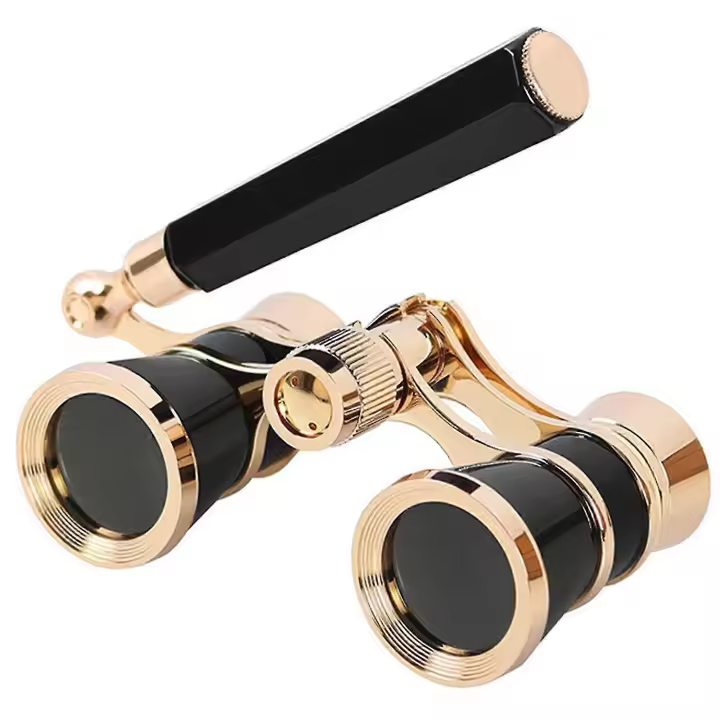 3x 25 Opera Glasses With Retractable Handle Theater Binoculars Unisex Gift For Adults Kids Women In Concert Theater Opera-sdr - 1