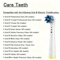 Cabezales De Repuesto Para Broca EB50 4pcs Compatible Con Orabat D12 D16 D100 3757 3709 Cepillo De Dientes Eléctrico Para Adultos - details 1
