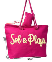 Bolso de Playa MEJORADA TOTE Mujer Lienzo con Monedero - details 1