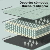 Esterilla de ejercicio de Fitness with Correas para los Helbros, Esterilla de Yoga Profesional, Esterilla de Yoga antideslizante y repetuosa with El Medio Ambiente, - details 1