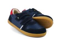 Bobux Kid+ Riley Navy + Red - Zapatos infantiles de piel con doble tira autoadherente - details 2