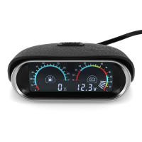 Medidor Digital LCD Universal Para Coche 2 En 1 Con Nivel De Combustible Temperatura Y Voltaje 12v RPM Tachometer 9~36v - details 2