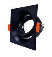 Resaltadores LED Negros De Estilo Cuadrado 6/10pcs Luz Baja Revestida De Aluminio Para Decoración Interior MR16 GU10 Instalación Recuada - details 3