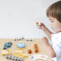 Juguete Educativo De Madera Montessori Juego De Palabras Para Niños Desafío Cognitivo Memoria Juego De Aprendizaje Temprano Para El Idioma Inglés - details 1