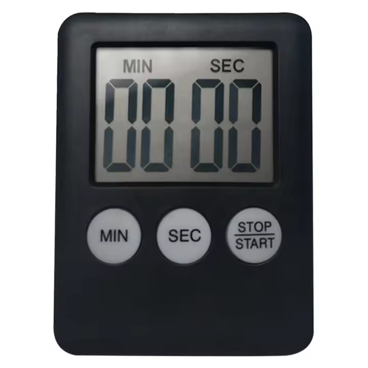 Temporizador De Cocina Digital LCD Mini Magnético Para Deportes Ejercicio Hornear Cocina 1-5pcs - 1