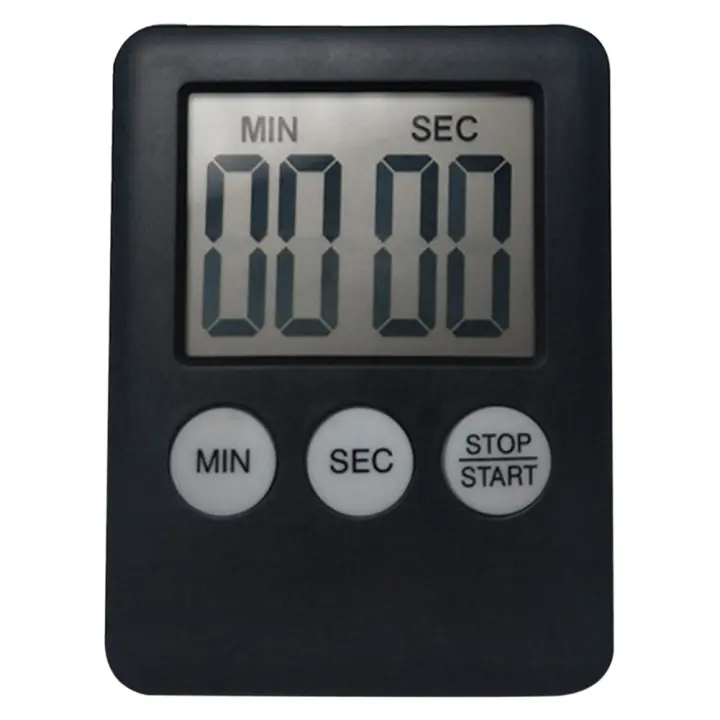 Temporizador De Cocina Digital LCD Mini Magnético Para Deportes Ejercicio Hornear Cocina 1-5pcs - 1