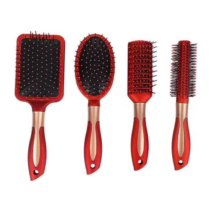 Paquete de 4 peines rizadores, Cables desenredantes, peines para el Cabello para Mujeres, accesorios para Mujeres - 1