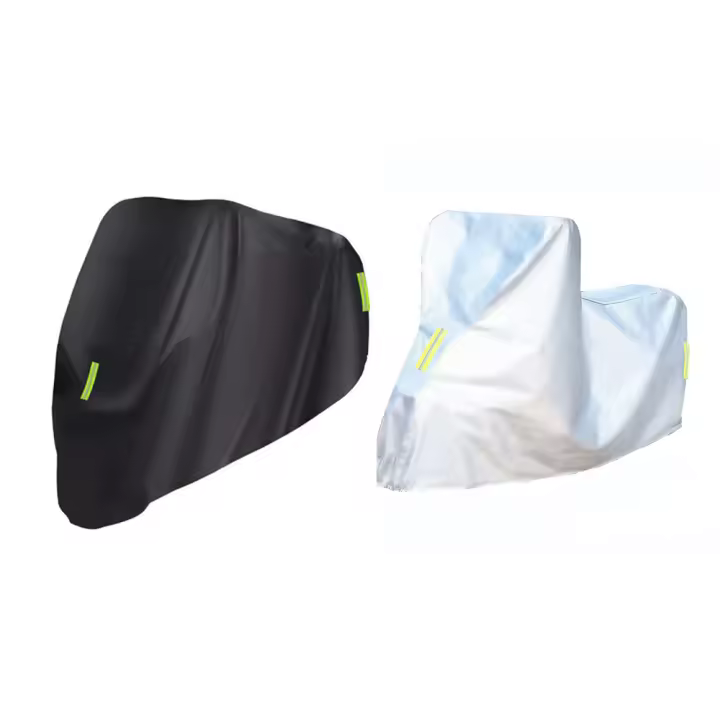 Cubierta Para Motocicleta Universal M-XXXXL Impermeable Protección Exterior Contra Polvo Restos De Viento Y Lluvia 210D Seda Oxford Reemplazo - 1