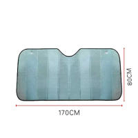 HOGARISIMO Parasol Parabrisas aluminio Coche Parasol Coche Delantero plateado Plegable, quitasol reflectante Protección Rayos UV Parabrisas, Parasol Ventana Delantera, Coches, Furgonetas.60x130CM, 70x140CM ,80x170CM,90 x150CM - details 2