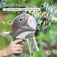 Pistola De Burbujas Automática Con 10 Agujeros Para Niños Juguete De Exterior No Requiere Pilas Ni Agua Específico Para Edad 3-6 Años Material ABS Unisex - details 1
