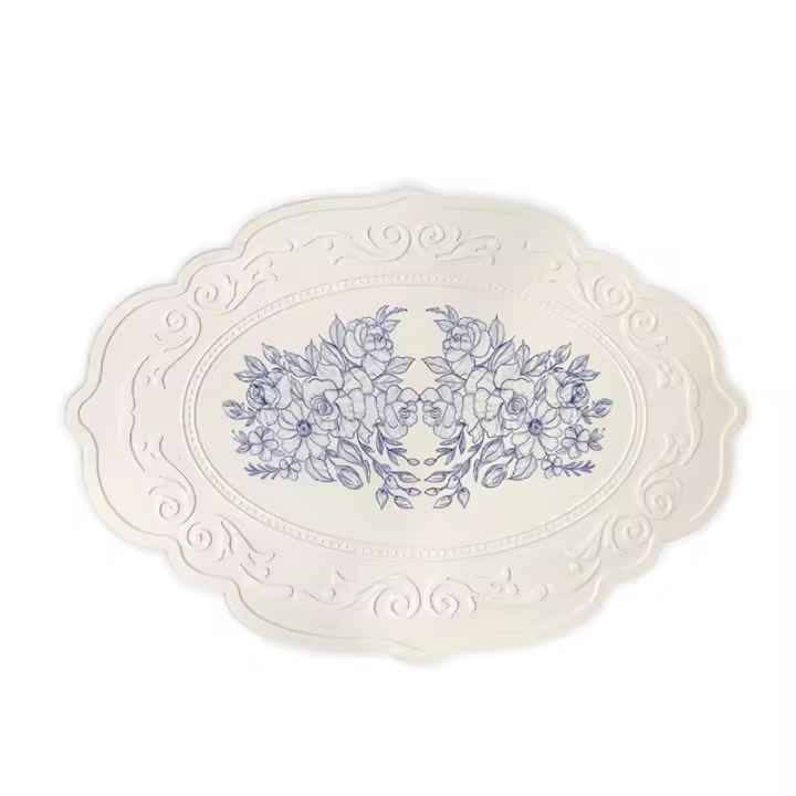 Mantel Individual De Silicona Con Patrón Retro Florido Protector De Mesa Para Comedor Cocina Y Café Resistente Al Agua Y Al Calor - 1