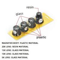 Juego De 4pcs De Gafas De Aumento Para Reparación De Relojes Herramientas De Reparación De Relojes Con Lente De Aumento De 5 a 20 Veces - details 1