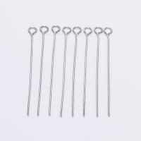 100pcs Alfileres De Ojo De Acero Inoxidable 15-70mm Para Conectores Y Accesorios De Joyería DIY Suministros De Colgantes - details 5
