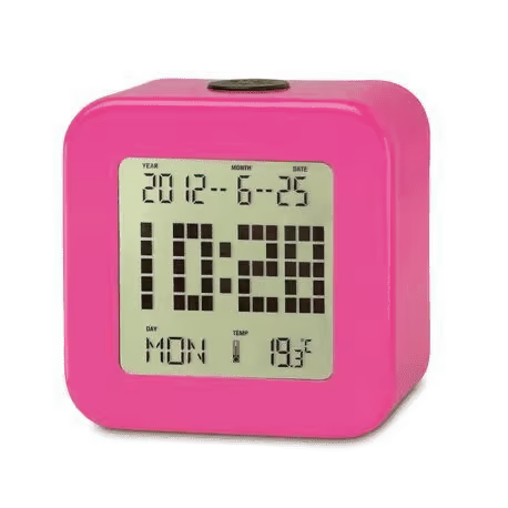 Reloj despertador Digital Daewoo DCD-23 Rosa - 1