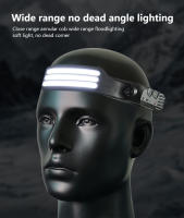 Linterna Frontal LED Recargable USB Con Sensor Y Batería Integrada Para Camping Pesca Y Excursiones Nocturnas Luz De Búsqueda Potente Y Ángulo Amplio 180° Impermeable - details 6