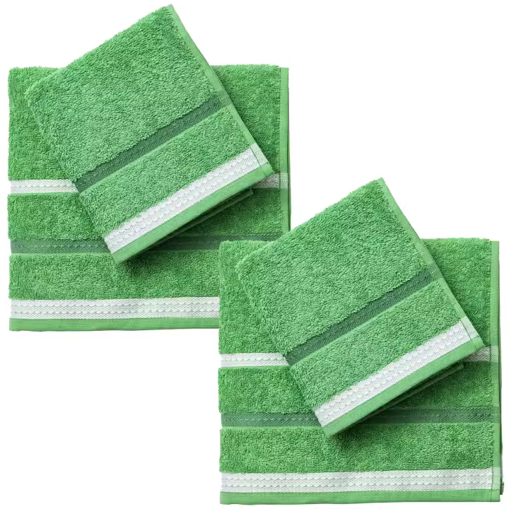 Pack de 2 set de 3 toallas 100% algodón  CASA BENETTON - 1