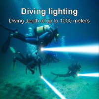 Lampara De Buceo Profesional 1000M Nueva 3*XHP 360 LED Luz Submarina Super Brillante Scuba Flashlight Antigolpes Recargable - details 5