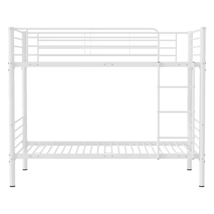 Litera &lt;&gt; -  90 x 190 cm - Metal - Blanco - 1