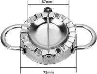 Conjunto de 2 moldes para hornear ravioles de acero inoxidable para pastelería y pasteles - details 0