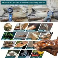 1pc Disco De Grabado En Madera Para Amoladora Angular De 4 Pulgadas Herramienta Rotatoria Abrazadera Para Trabajos De Carpintería Y Modelado - details 4