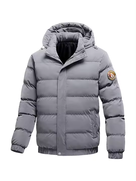 Parka gruesa con capucha para hombre, chaqueta cálida, chaqueta de moda de marca, Parka informal clásica de invierno, novedad de 2024 - 1