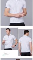 Camisa Polo Corta Secado Rápido Para Golf Y Deportes Transpirable Con Botones Para Hombres Estilo Casual Disponible En 8 Colores - details 5