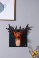Bloques De Construcción 3D Elefante Tigre Ciervo Decoración De Murales DIY Juguete De Puzzle De Artesanía Para Niños Y Adultos - details 1