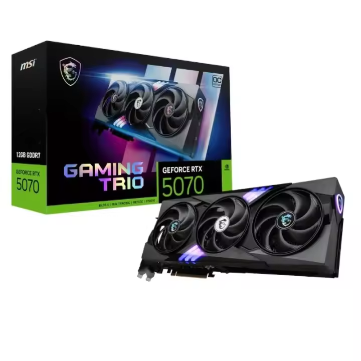 MSI VGA NVIDIA RTX 5070 12G GAMING TRIO OC DDR7 - 1