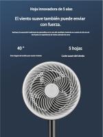 6 Ventilador de piso eléctrico, ventilador de aire doméstico, ventilador de circulación silencioso. - details 5