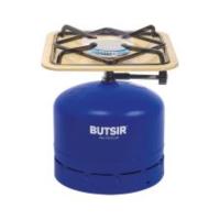 BUTSIR Fogón Pop Classic rosca universal para botella Azul Fogón-cocina a gas con base esmaltada de gran calidad. Robusto quemador de gran potencia. Parrilla desmontable. - details 0