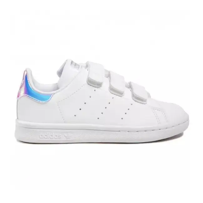 adidas Stan Smith FX7539 Niños Blanco Plata Metalizado Escuela (LF) #stan smith samba gazelle campus # - 1