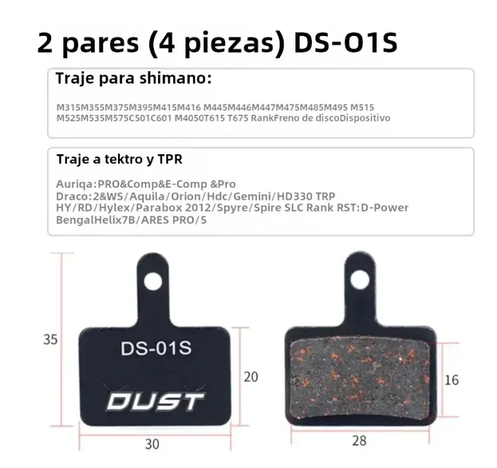 2 Pares (4pcs) De Frenos De Disco Cerámicos Para Bicicleta MTB Compatible Con B01s SRAM AVID HAYES Magura ZOOM Parte De Ciclismo - 1