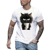 Camiseta De Verano Para Hombre Estampado Animal Divertido Camiseta De Cuello Redondo Estilo Hip Hop Ropa Casual Trend Streetwear Harajuku Talla Grande - details 6