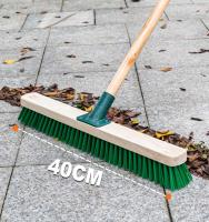 LILI HOME Pack de 2 Escobas de Jardín – Cepillo Duro (Sin Mango) Disponible en 3 Tamaños: 30 / 40 / 50 cm. Escobas resistentes con cerdas duras, ideales para eliminar suciedad, hojas y escombros en exteriores. Perfectas para jardines, patios, aceras y zo - details 2