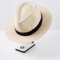 Sombrero De Paja Natural Para Hombre Moda Verano Trendy Sombreros De Playa Protección Solar Color Sólido Fedoras Casual Sombrero De Vaquero Jazz Gangster - details 22