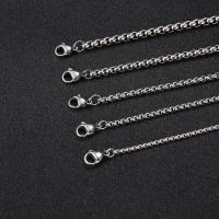 Collar De Moda Skyrim 60cm Cadenas Largas De Acero Inoxidable 2-4mm Gruesas Joyería Regalo Para Hombres Y Mujeres - details 1