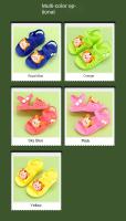 Zapatillas De Verano Para Bebés Niños Y Niñas Sandalias De Plástico Suaves Antideslizantes Tallas 19-24 Diversos Colores - details 1
