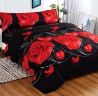 Juego de sábana,juego para cama 90cm,set de 3 Piezas, 1 encimera , 1 sábana bajera ajustable, 1 fundas de almohada, 100% poliéster, transpirable.CXJF - details 4