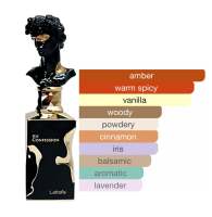 Lattafa His Confession Eau de Parfum 100ml – Perfume Árabe Masculino con Notas Dulces, Amaderadas y Especiadas – Fragancia Intensa y Moderna de Larga Duración - details 1