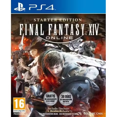 Final Fantasy Xiv Online Starter Edition Juego para Consola Sony PlayStation 4, PS4 [PAL ESPAÑA] - 1