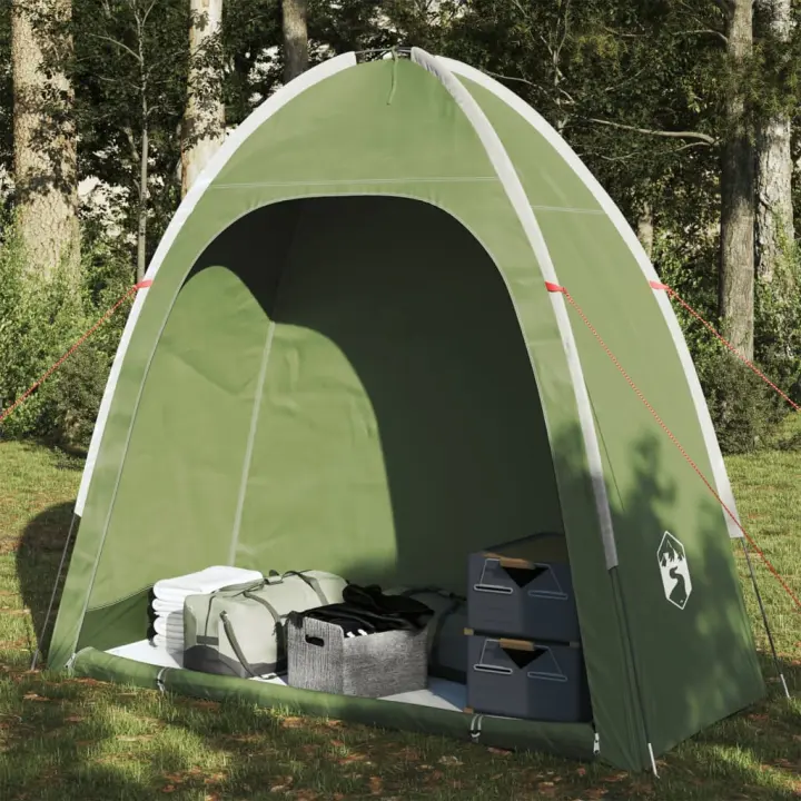 vidaXL Tienda de almacenamiento impermeable verde - 1