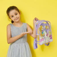 Mochila De PVC Transparente Con Diseño De Unicornio Para Niñas Mochila De Princesa Para Jardín De Infantes Y Escuela Para Niños - details 4