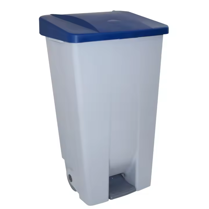 Denox Contenedor Selectivo 120 Litros con Tapa y Ruedas - 1