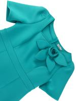 Vestido Elegante Para Mujer Con Floral 3D Mangas Cortas Cintura Alta Ajustado Para Fiesta De Cumpleaños Noche Boda Invitado Navidad - details 3