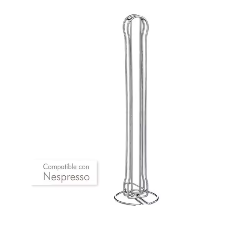 C.A - Soporte Vertical Doble para cápsulas de café. Acero Inoxidable. Capacidad para 20,40 cápsulas Ahorrar Espacio - 1
